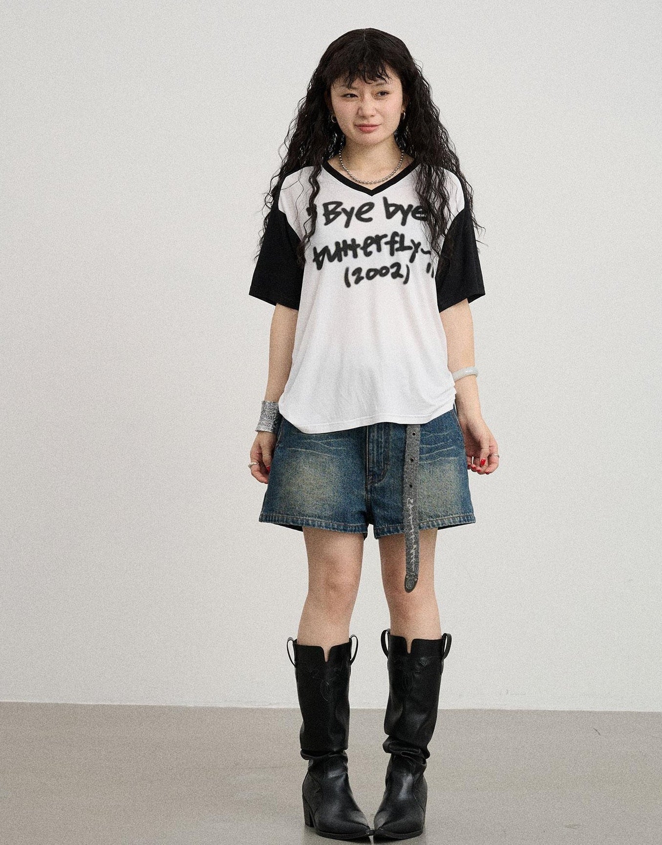 Achihara Bye Bye Paper Plane Tee