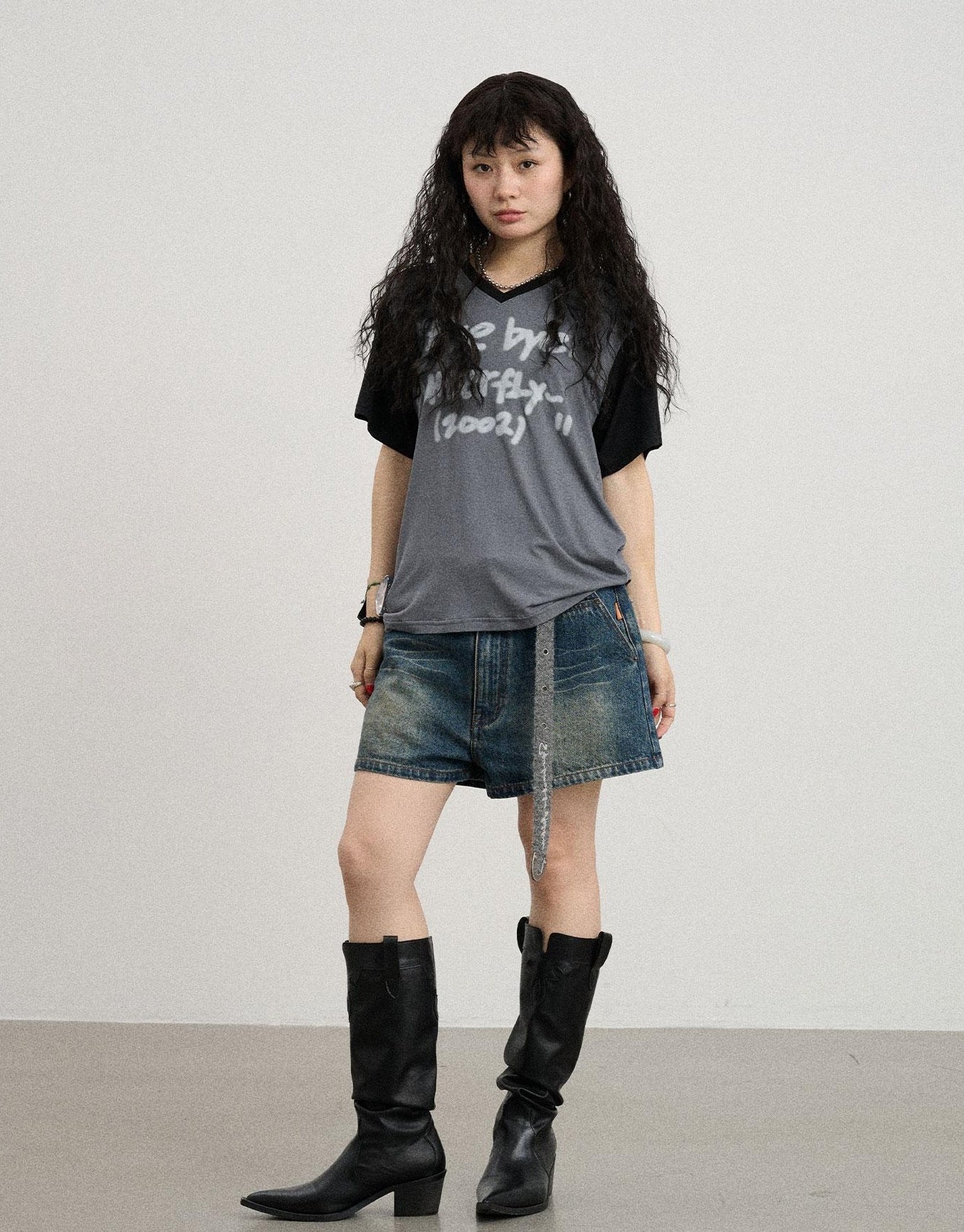 Achihara Bye Bye Paper Plane Tee