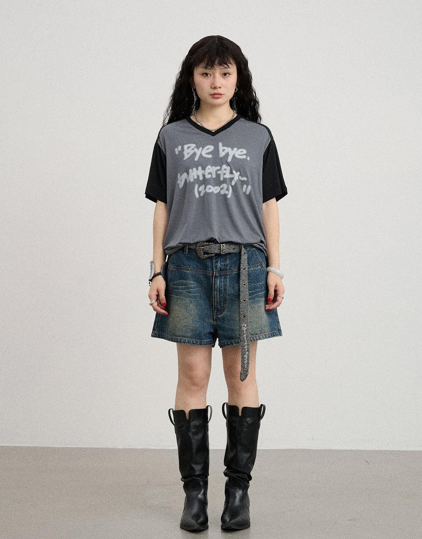 Achihara Bye Bye Paper Plane Tee