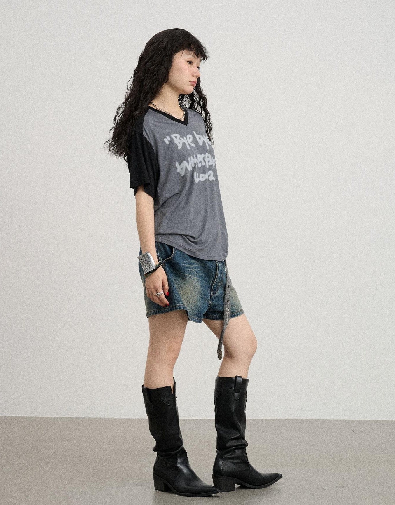 Achihara Bye Bye Paper Plane Tee