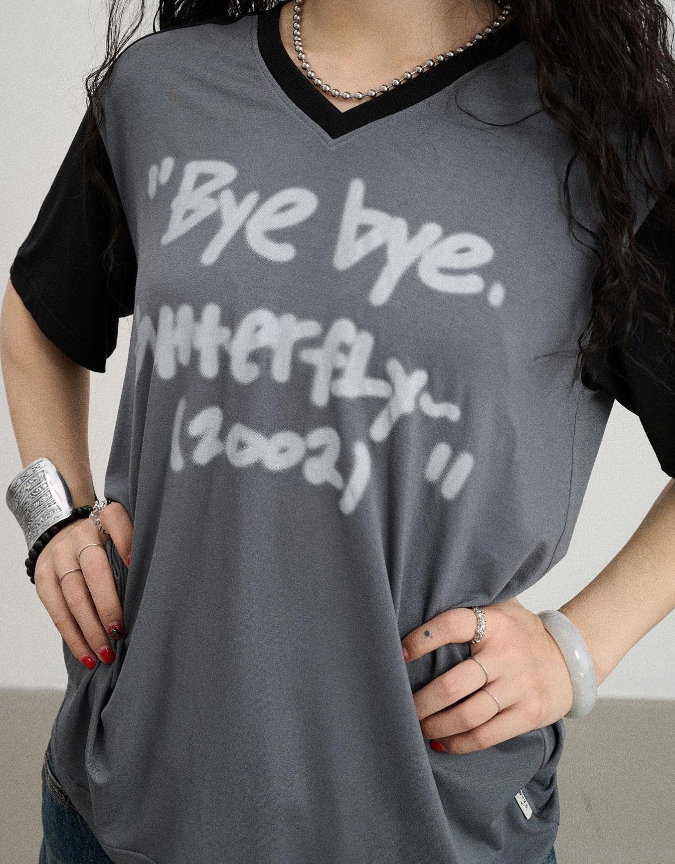 Achihara Bye Bye Paper Plane Tee