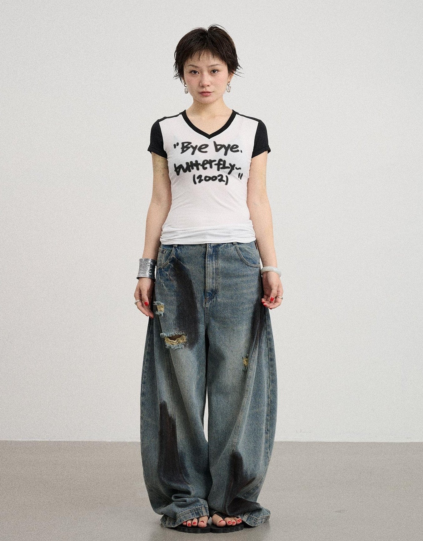 Achihara Bye Bye Paper Plane Tee