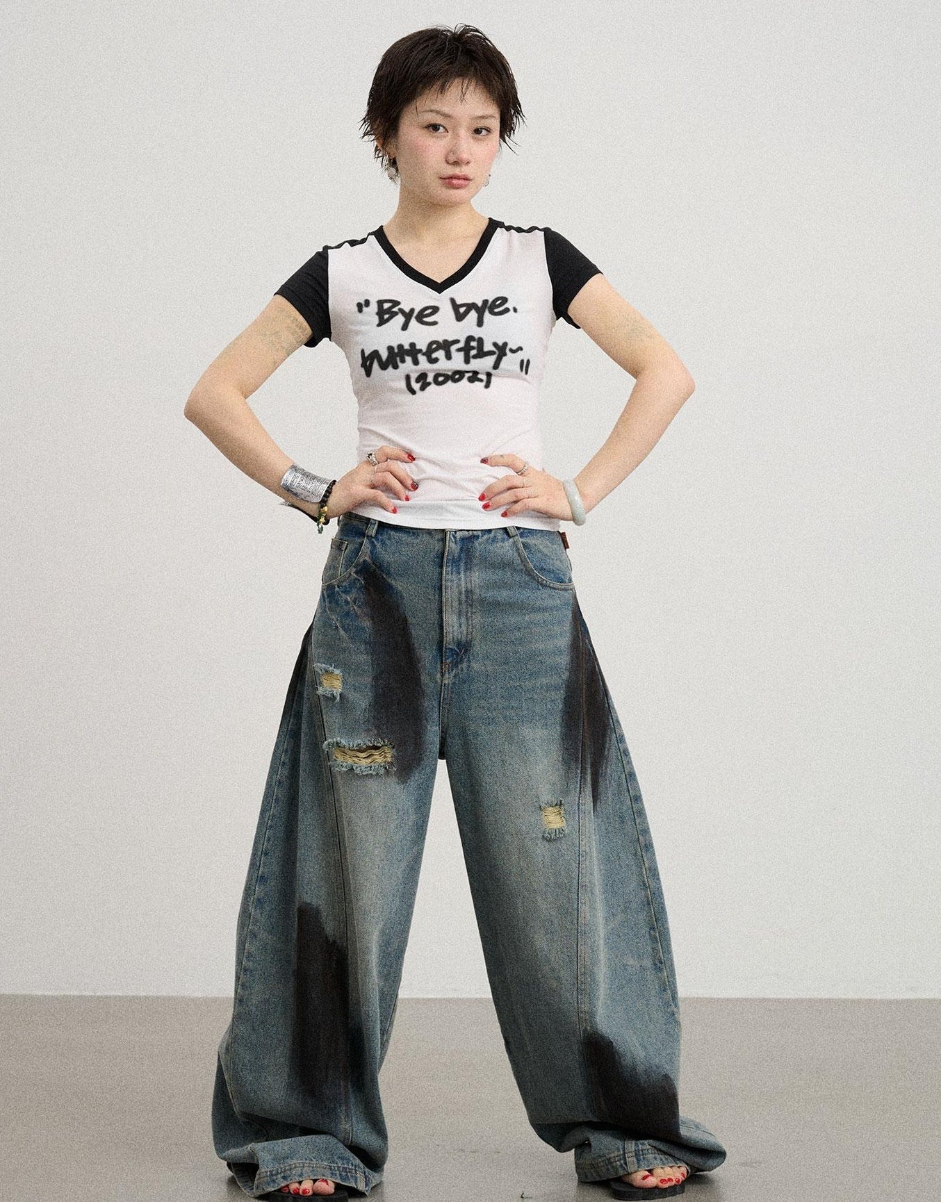 Achihara Bye Bye Paper Plane Tee