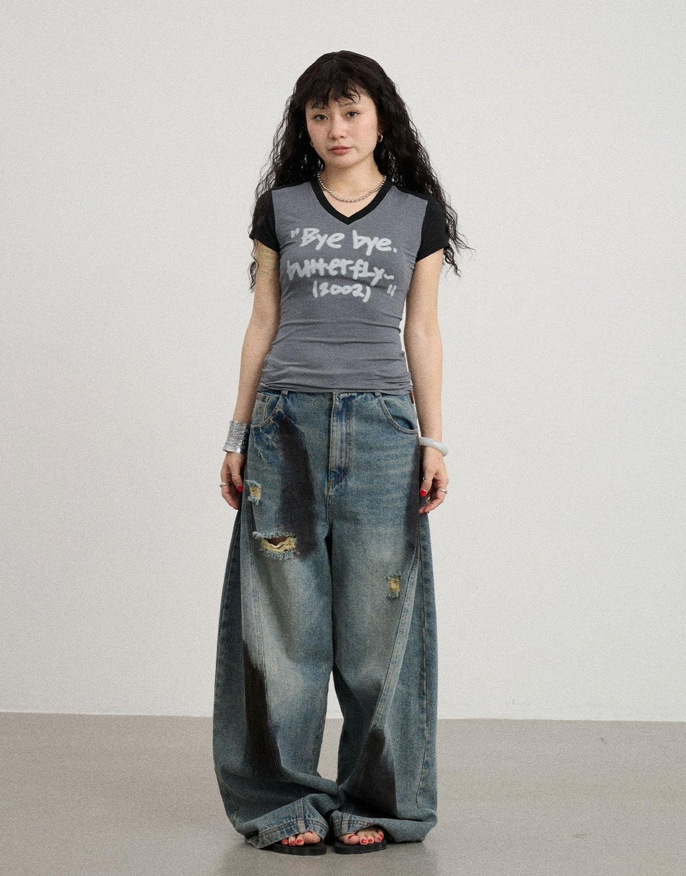 Achihara Bye Bye Paper Plane Tee