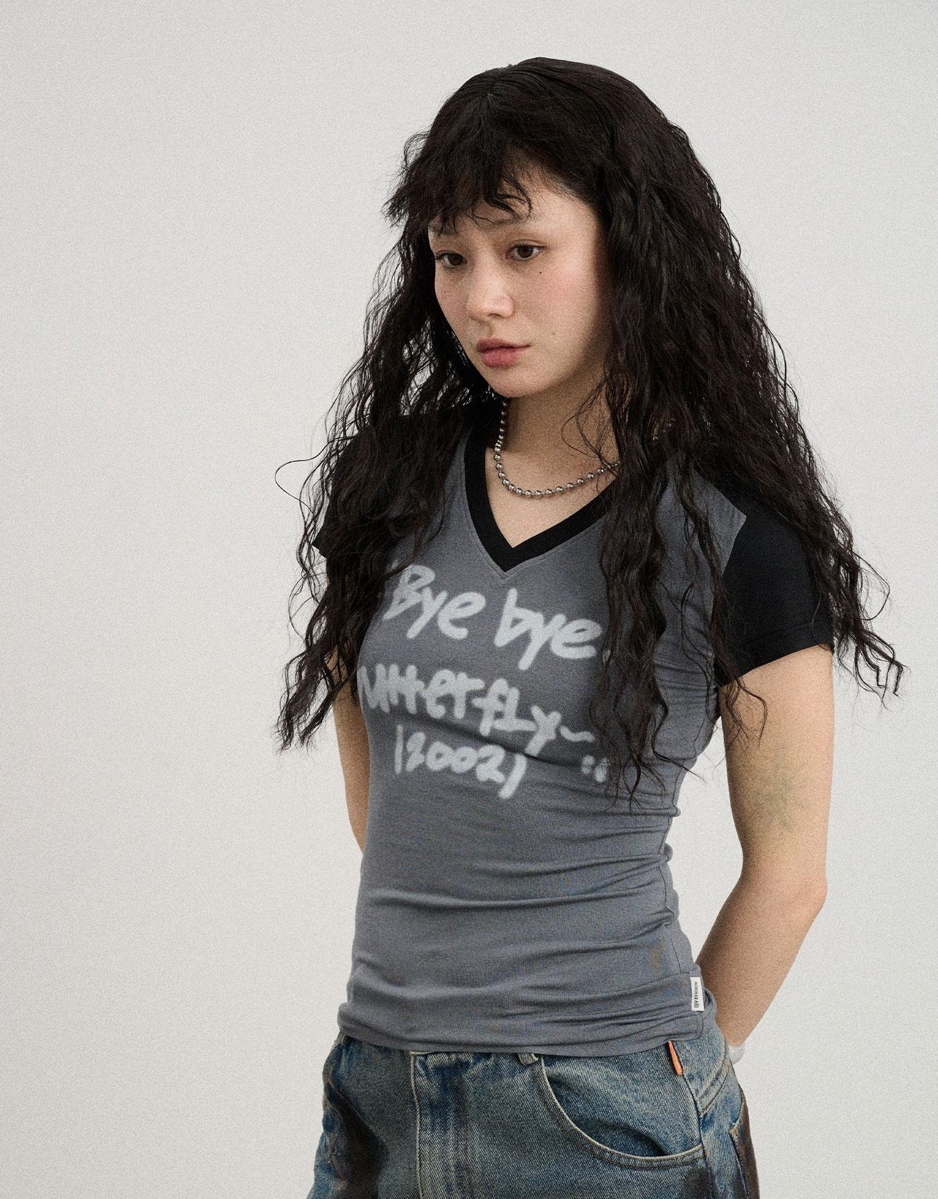 Achihara Bye Bye Paper Plane Tee
