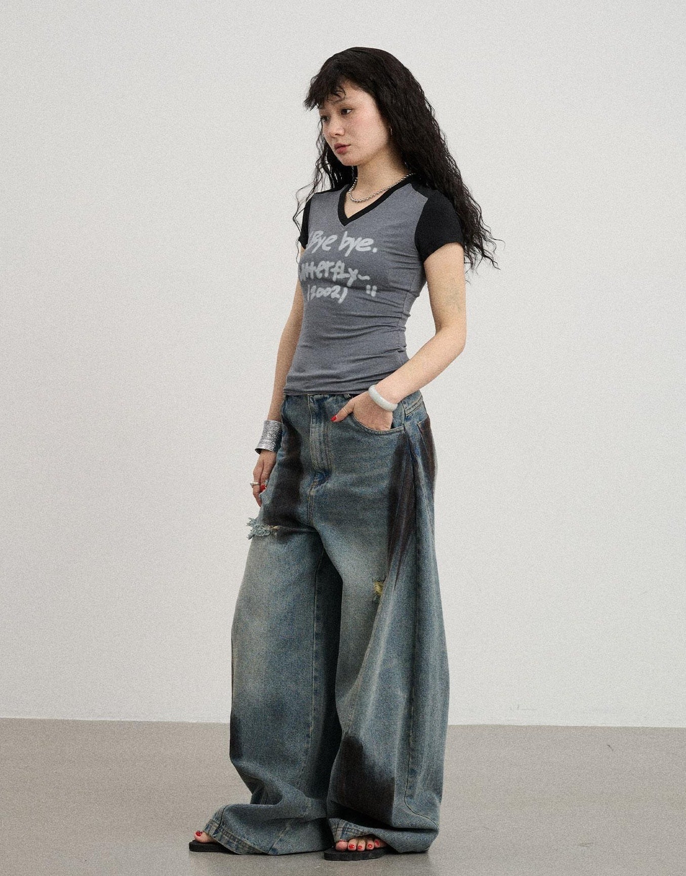 Achihara Bye Bye Paper Plane Tee