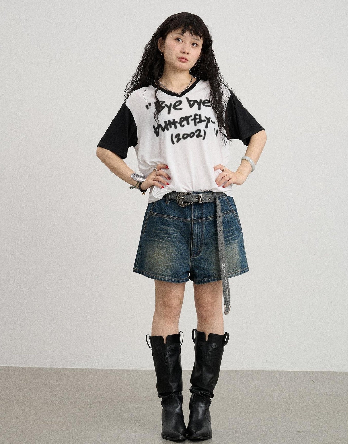 Achihara Bye Bye Paper Plane Tee