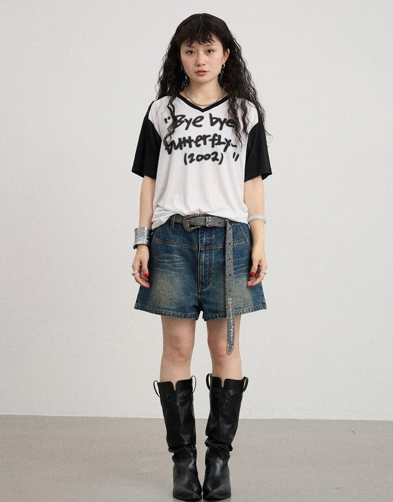 Achihara Bye Bye Paper Plane Tee