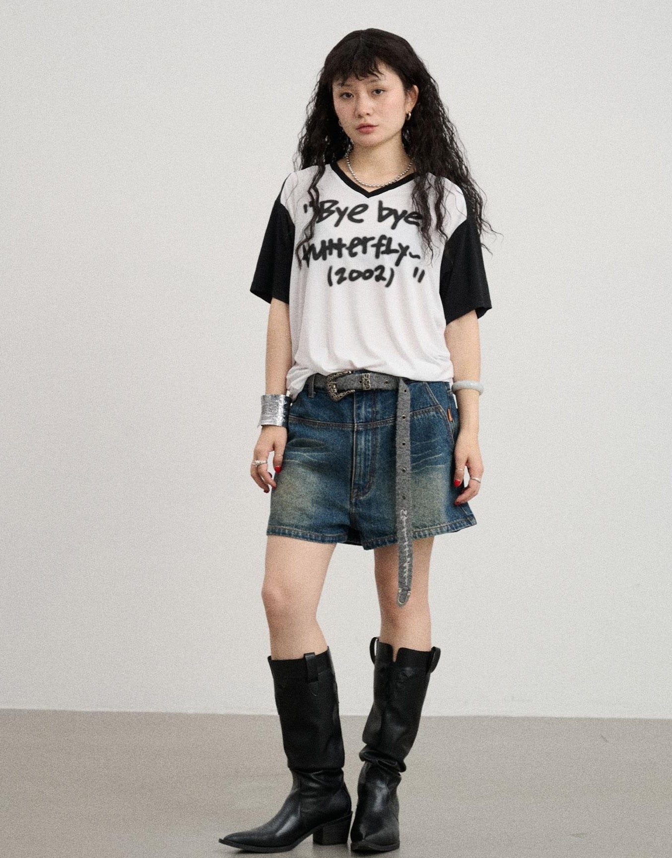 Achihara Bye Bye Paper Plane Tee