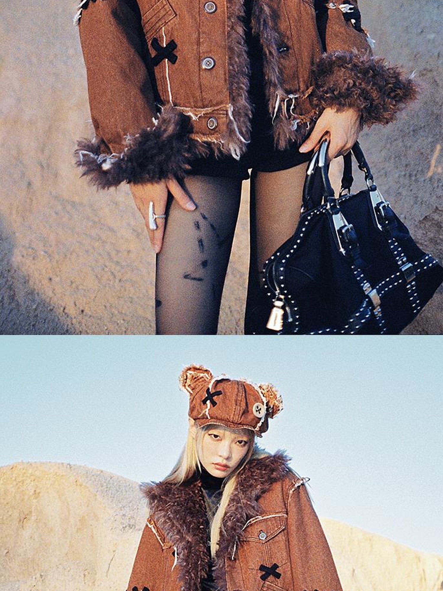 CFIERCE Abandoned Teddy Bear Doll Hat