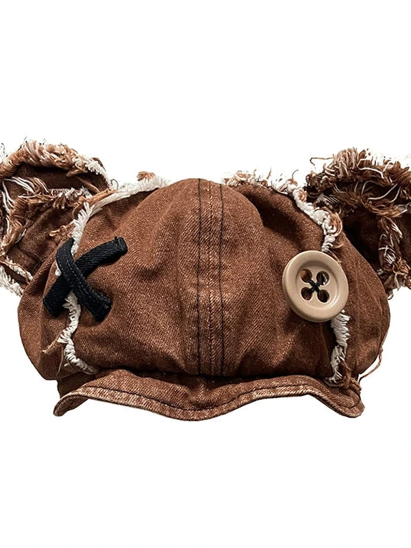 Abandoned Teddy Bear Doll Hat