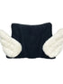 Angel Wing Knit Beanie With Tip