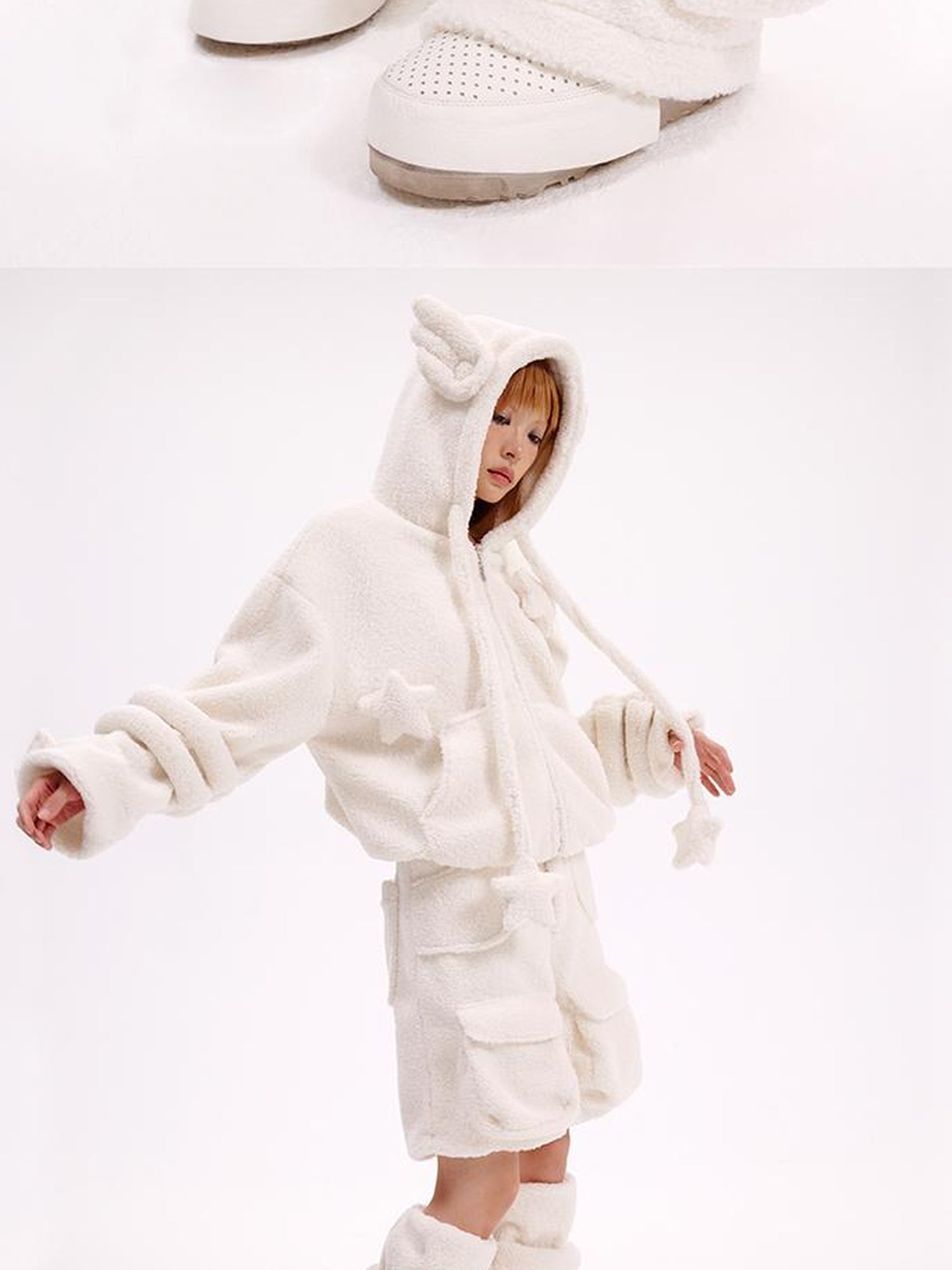CFIERCE Angelic Lambswool Leg Warmers