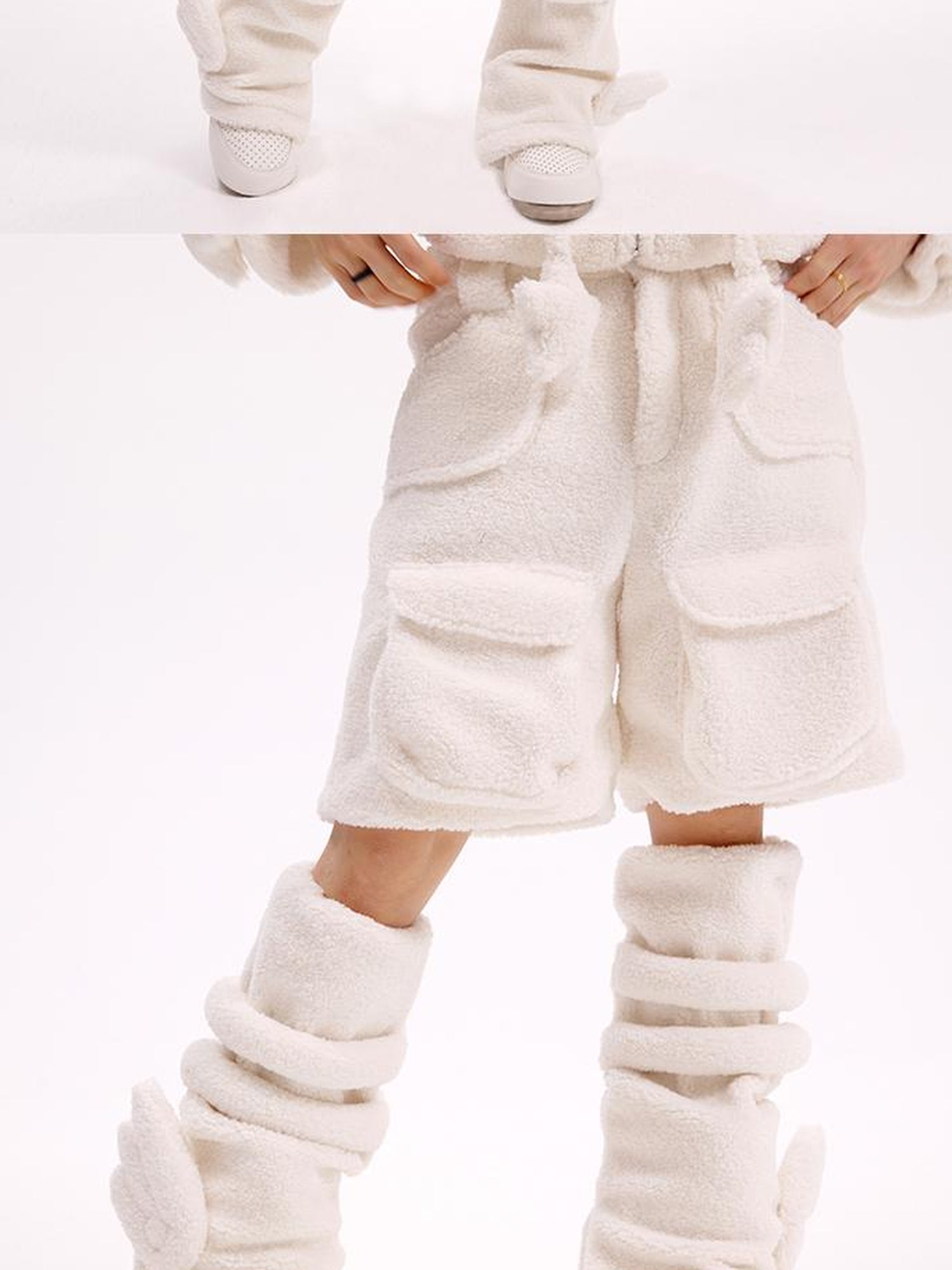 CFIERCE Angelic Lambswool Leg Warmers
