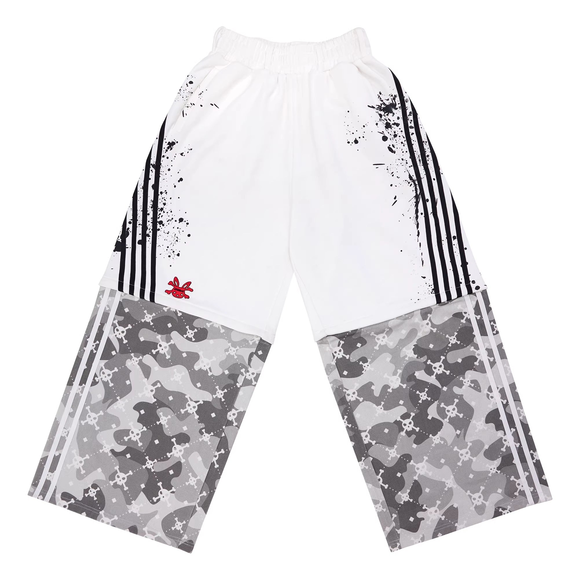 CFIERCE_Asymmetrical_Cotton_Cargo_Loose_Fit_Street_Women_High_Waist_White_Pants_MISSTT