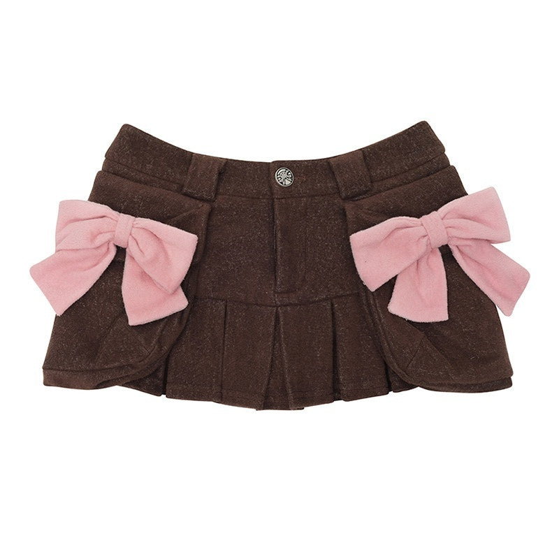 CFIERCE_Brown_Terry_Cloth_Bow_Women&