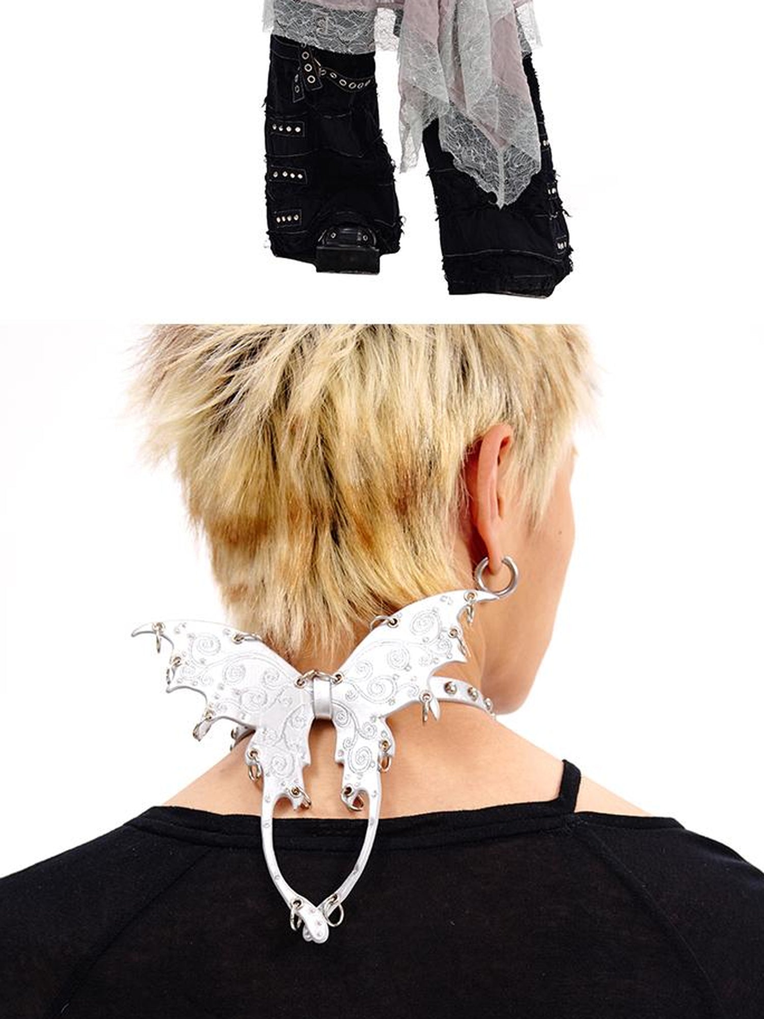 CFIERCE Butterfly Collar Necklace