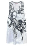 Butterfly Enchantress Printed Vest V Neck T Shirt Long Sleeve