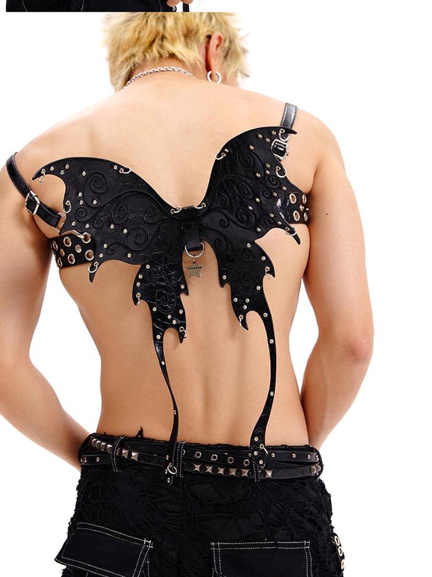 CFIERCE Butterfly Leather Belt