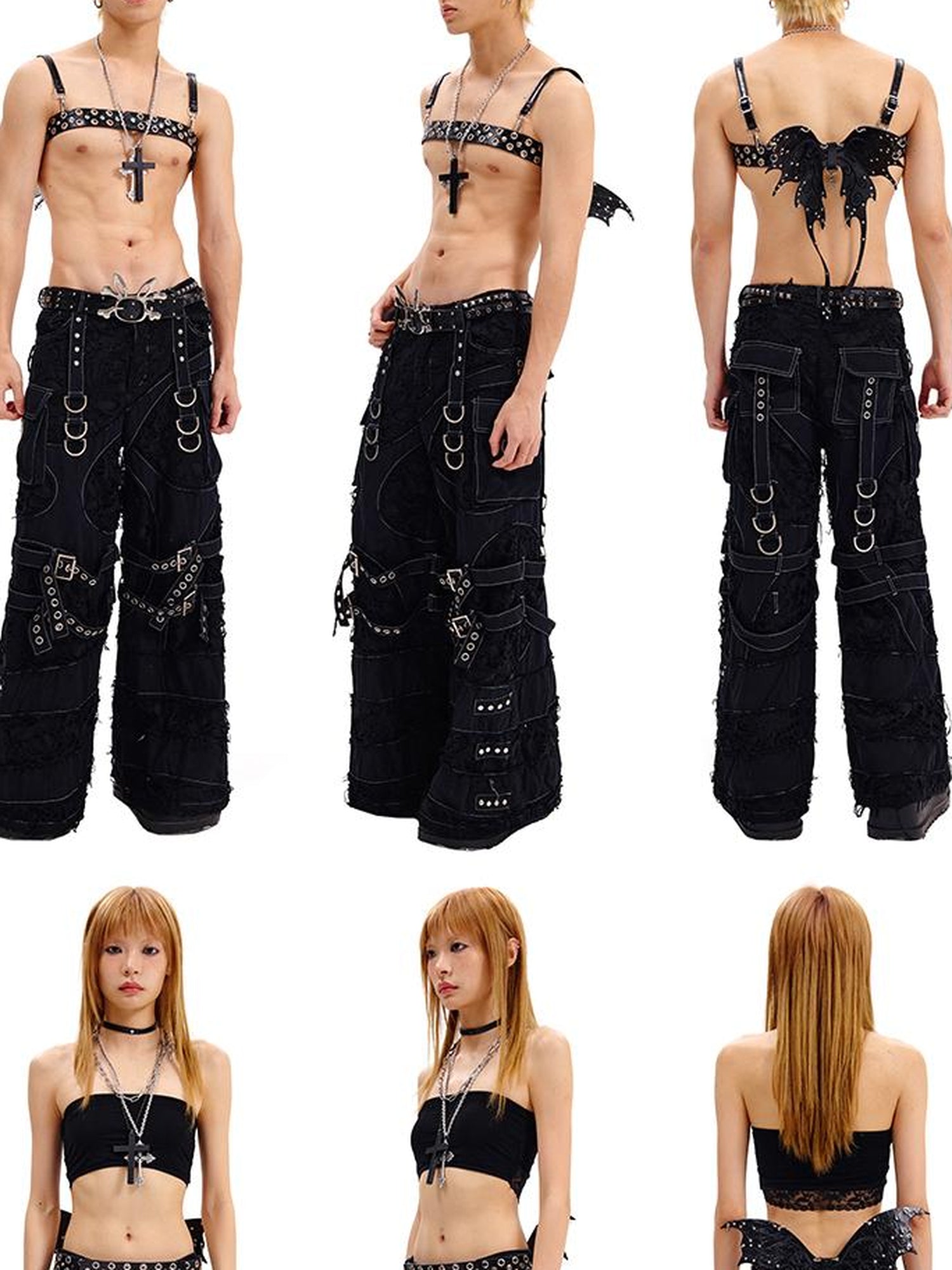 CFIERCE Butterfly Leather Belt