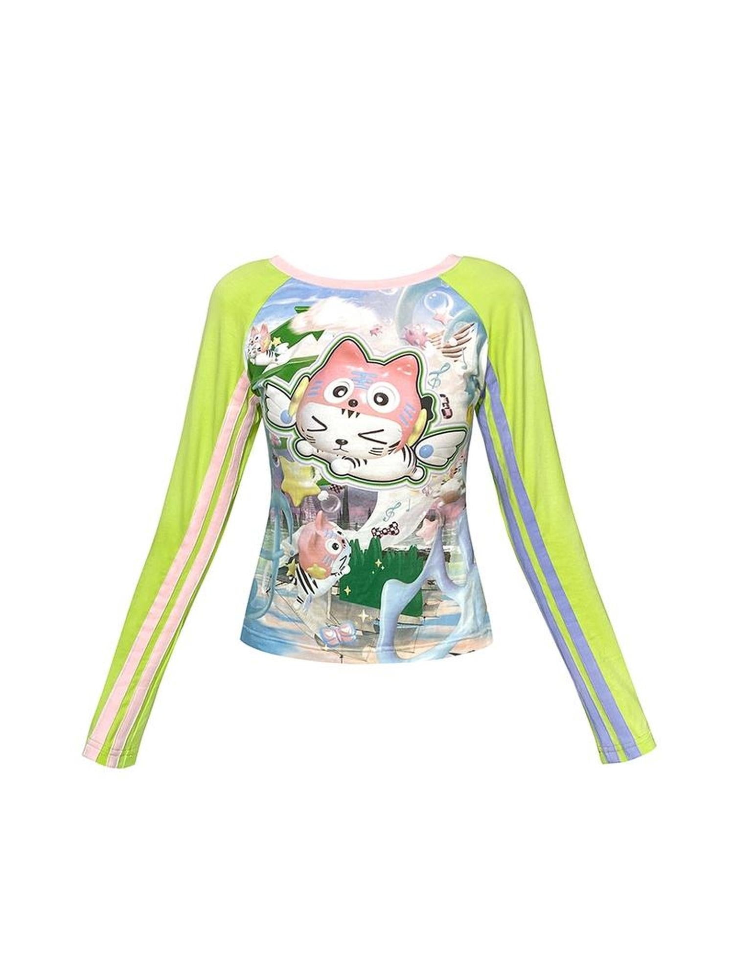 CFIERCE CFIERCE Graphic Long Sleeve Tee