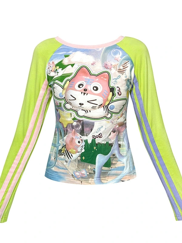 CFIERCE Graphic Long Sleeve Tee