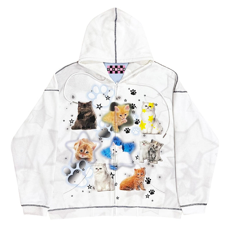 CFIERCE_Cat_Print_Hooded_Sweatshirt_MISSTT