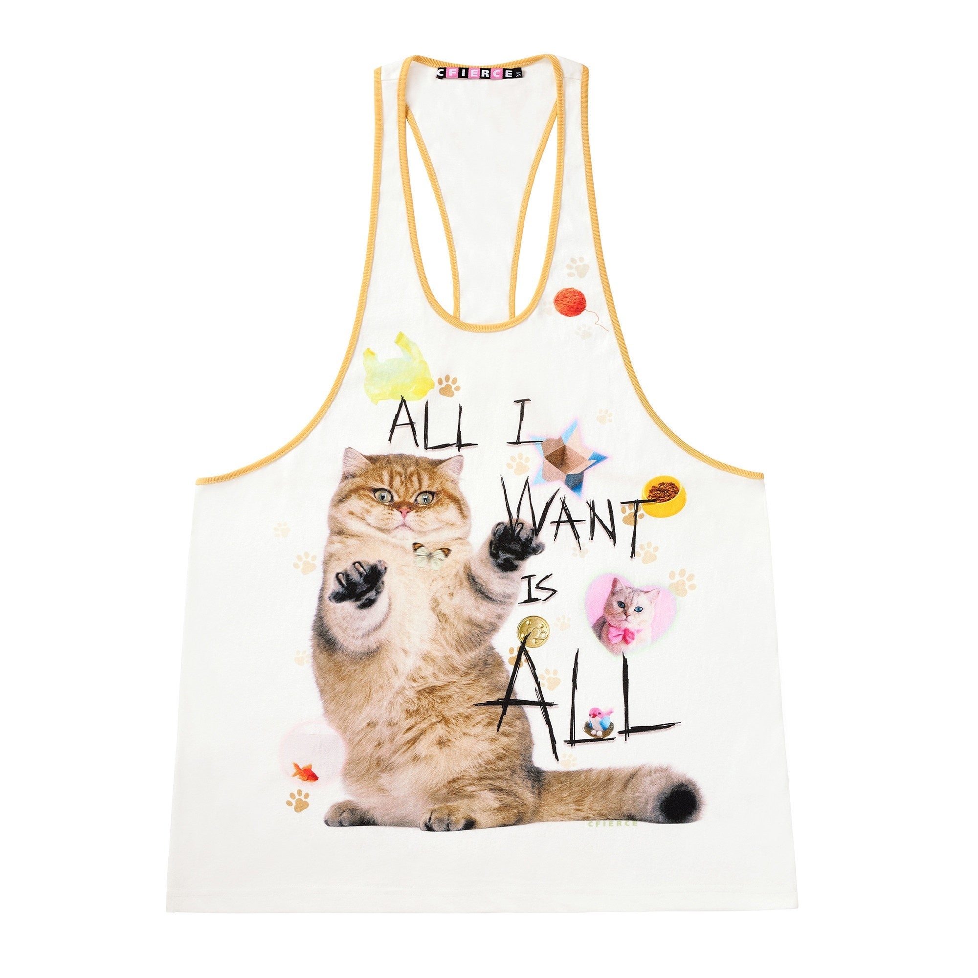 CFIERCE_Cat_Print_U_Neck_H_Shape_Loose_Women&