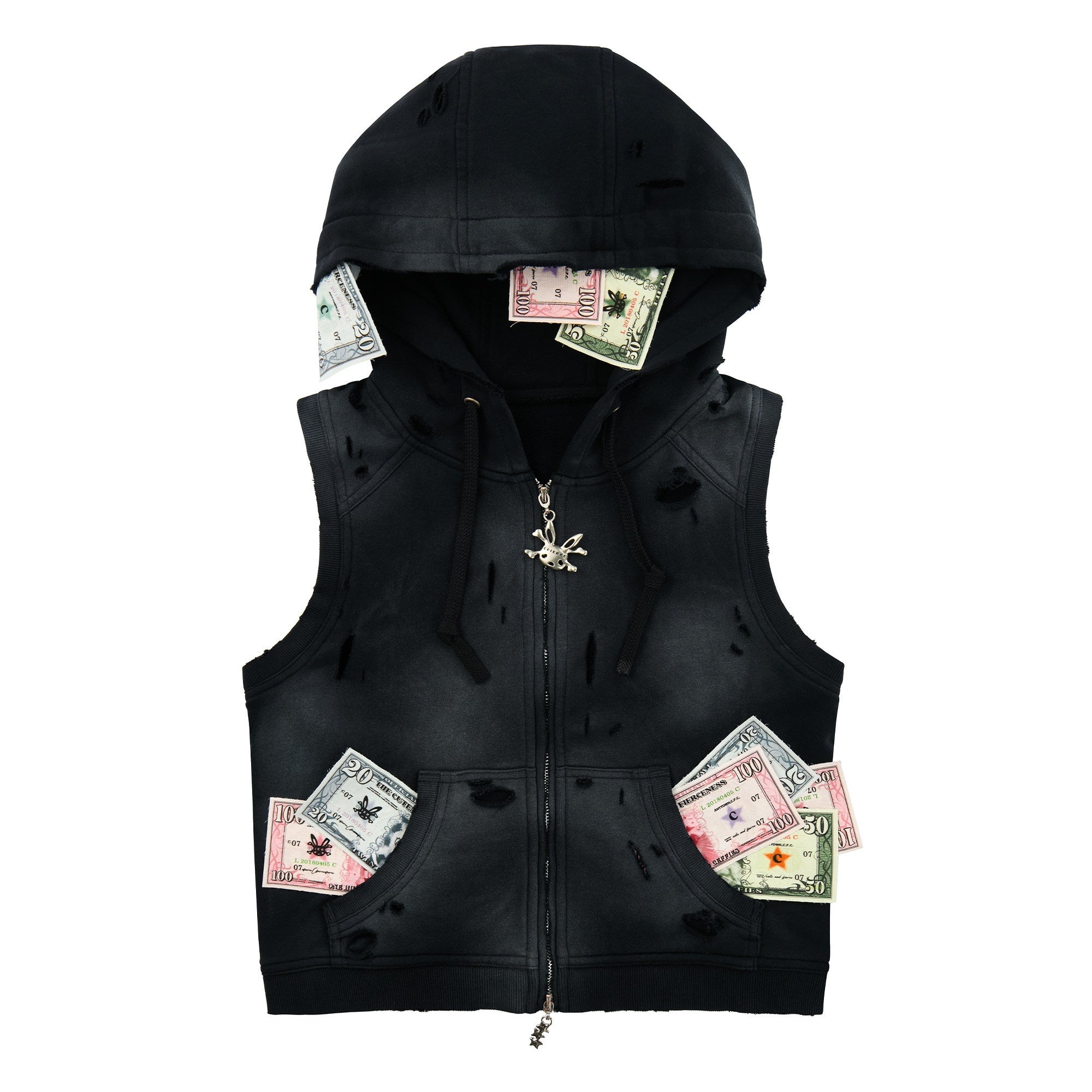 CFIERCE_Cropped_Distressed_Ripped_Money_Print_Zip_Front_Women&