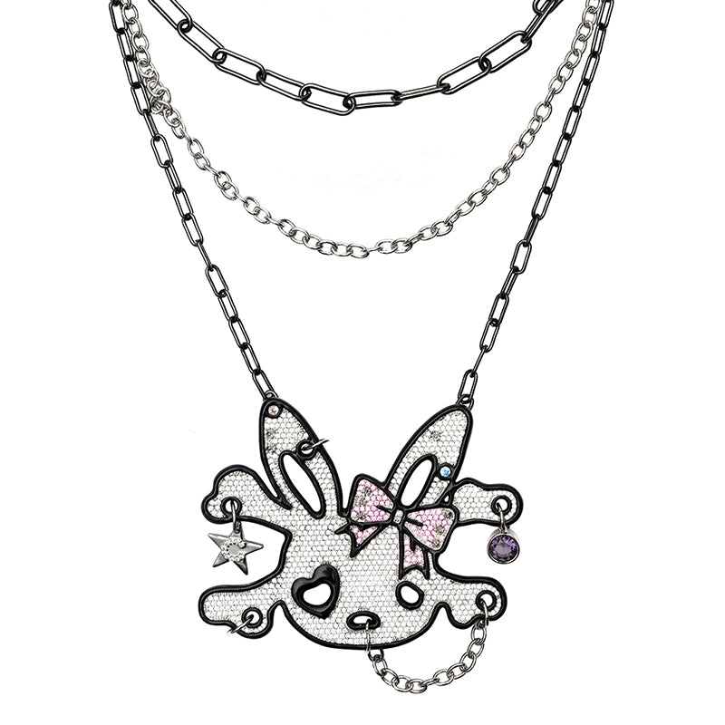 CFIERCE_Crystal_Bow_Bunny_Skull_Necklace_MISSTT