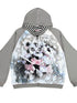 Cute Rabbit Print Loose Hooded Sweatshirt
