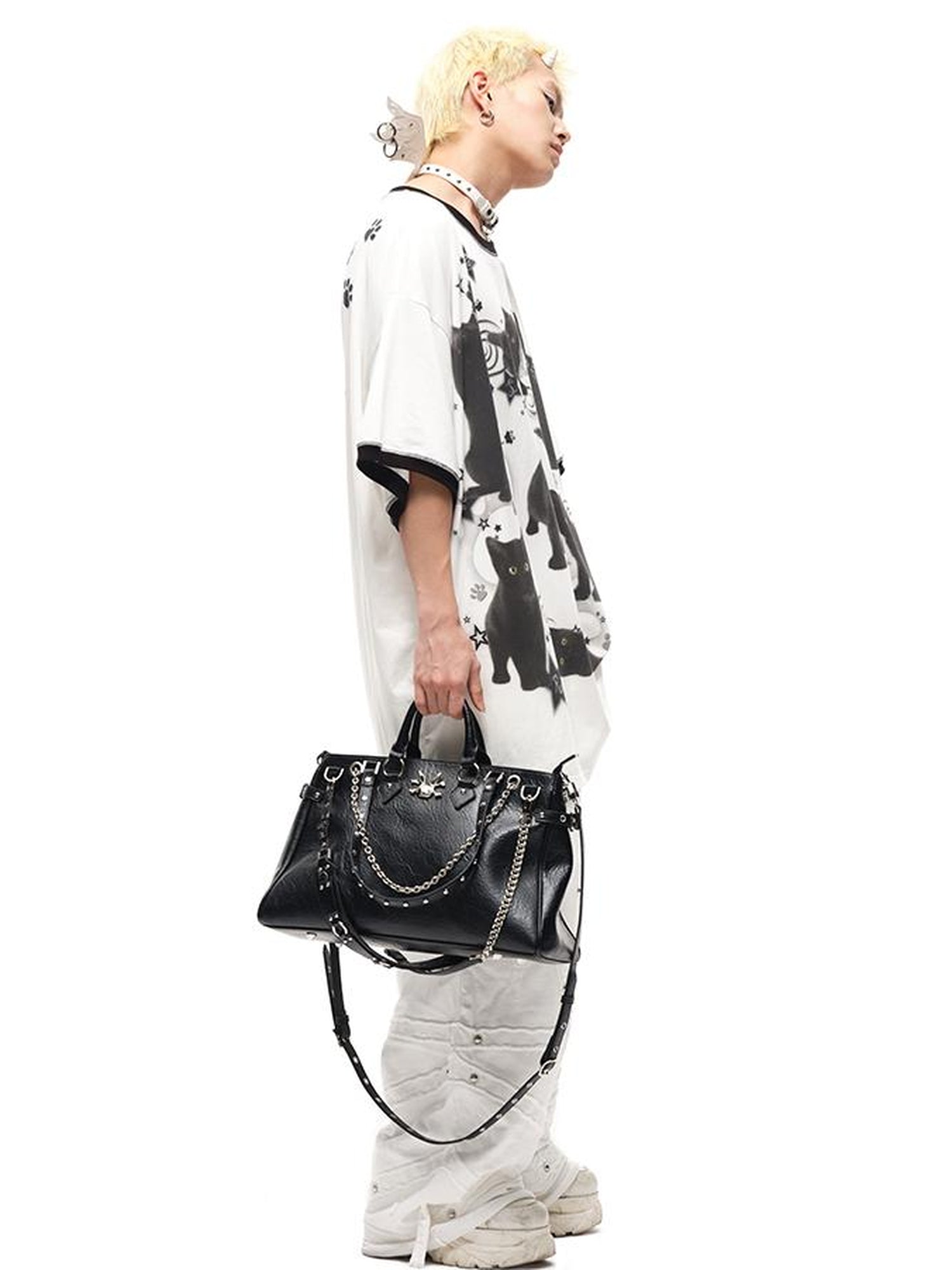 CFIERCE Decorative Multi Pouch Crossbody Bag