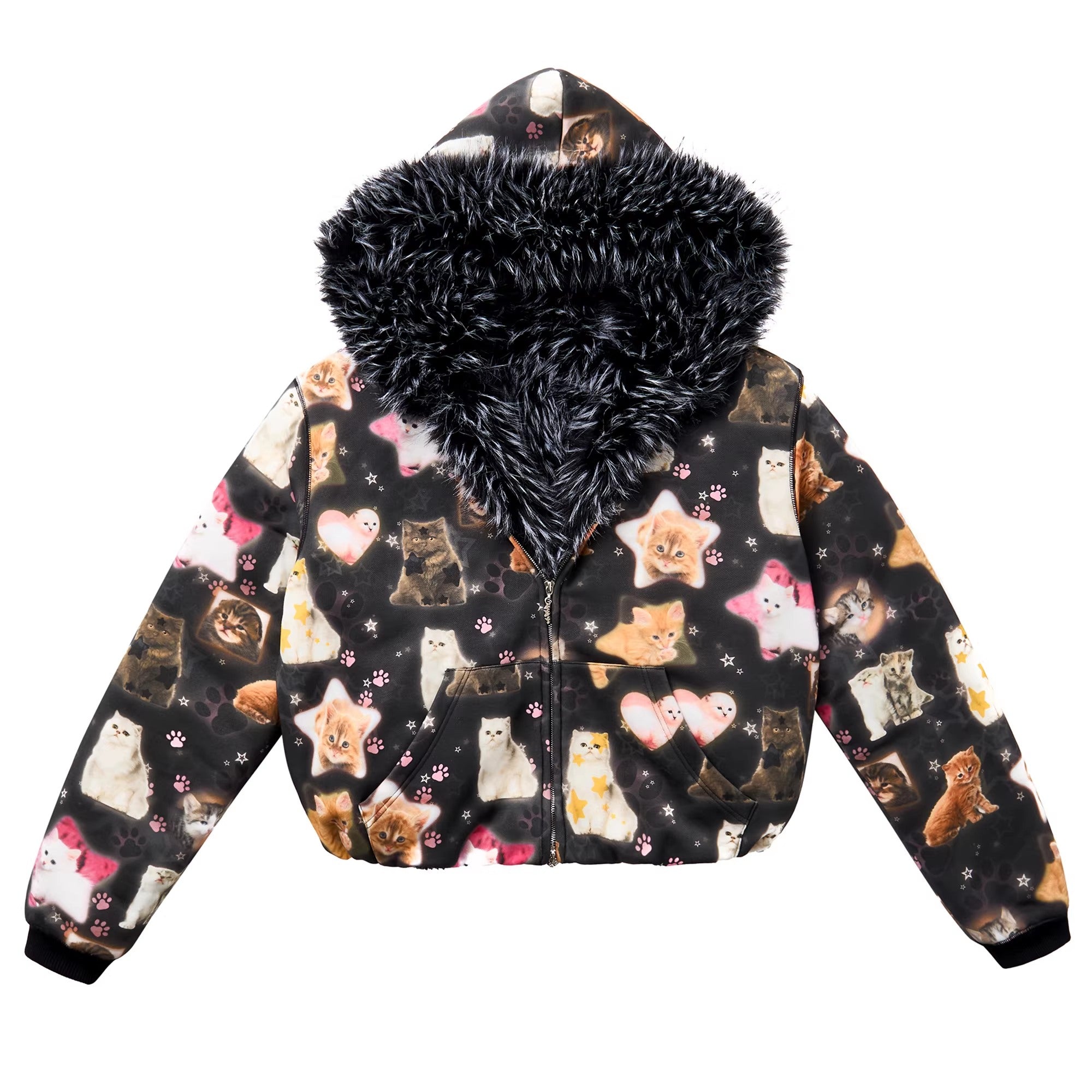 CFIERCE_Durable_Poly_Cotton_Blend_Minimalist_Regular_Fit_Casual_Black_Outwear_Jacket_MISSTT