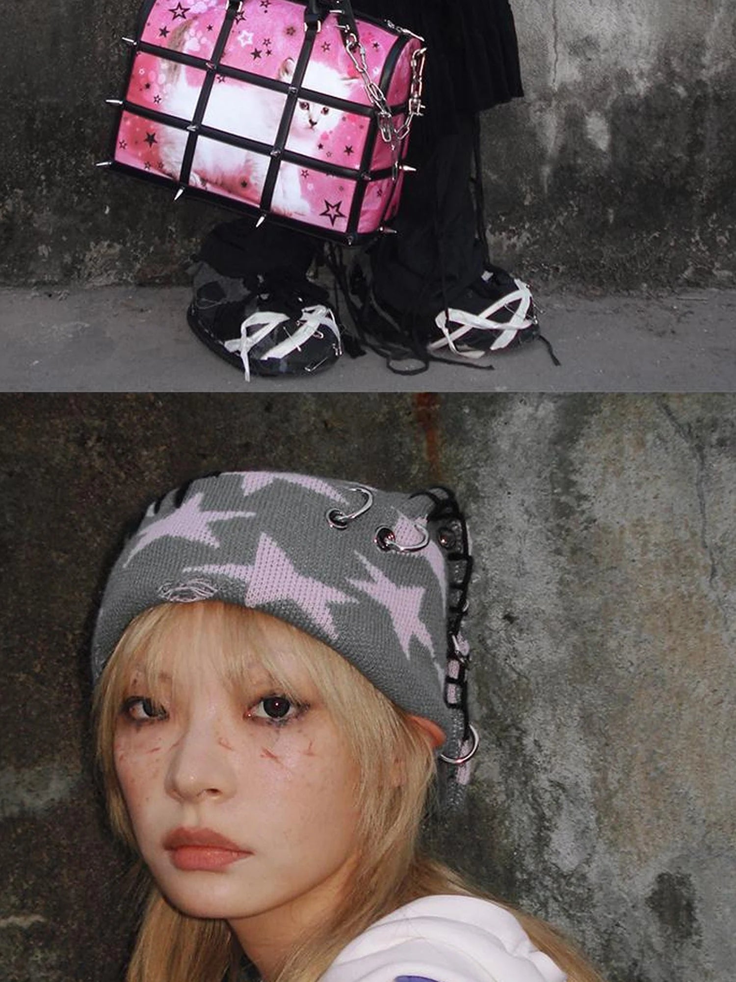 Fierce Rabbit Star Knit Beanie