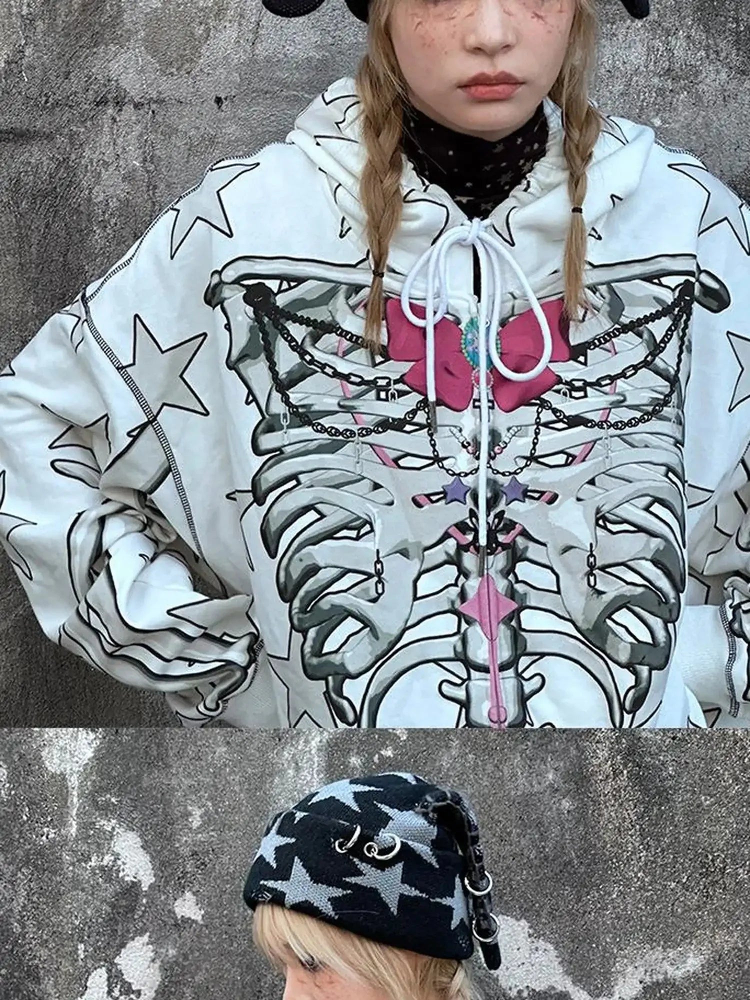 Fierce Rabbit Star Knit Beanie