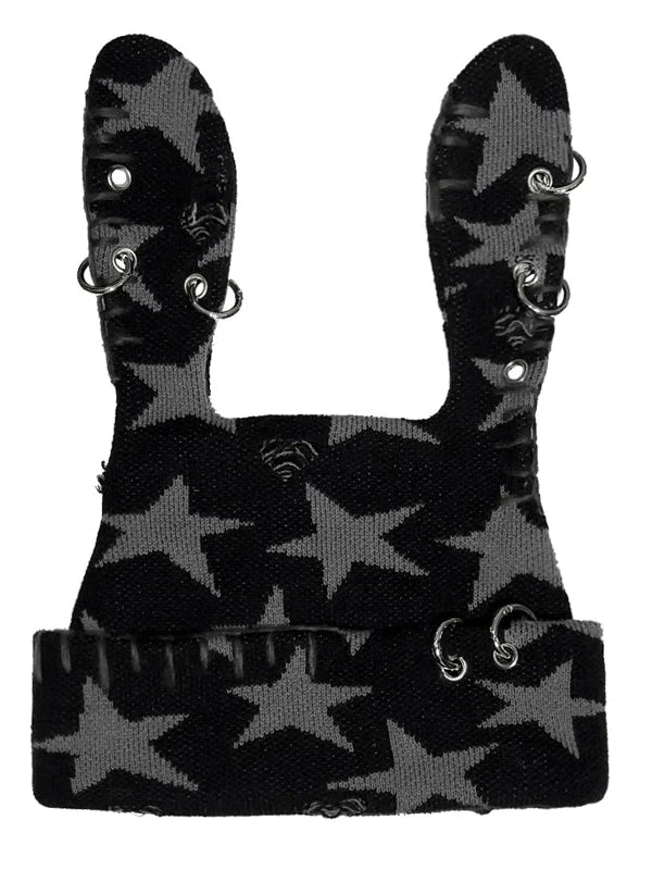Fierce Rabbit Star Knit Beanie
