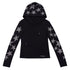 CFIERCE_Five_Pointed_Star_Rhinestone_Hooded_Long_Sleeve_Top_MISSTT