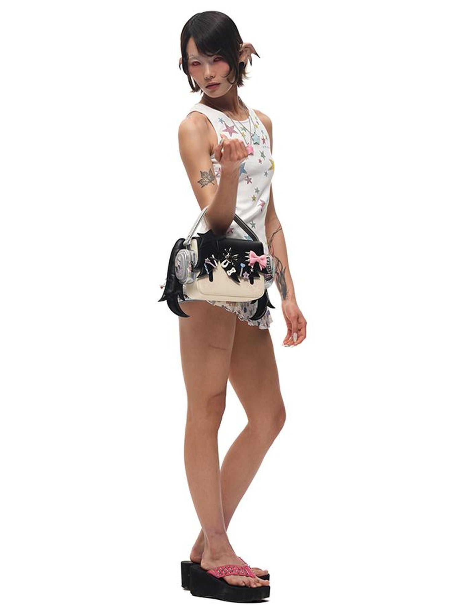 CFIERCE Girl With Headphones Crossbody Bag