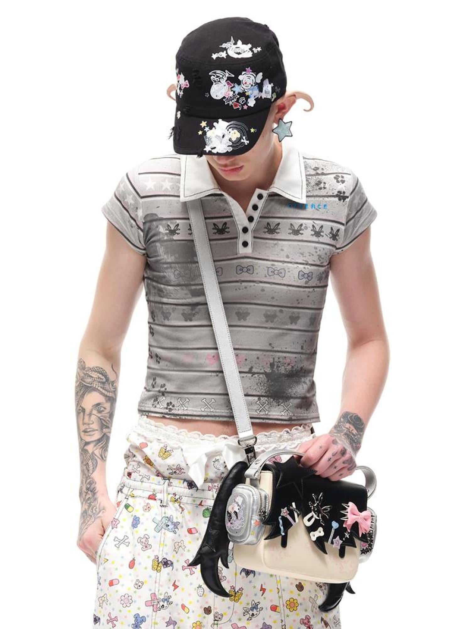 CFIERCE Girl With Headphones Crossbody Bag