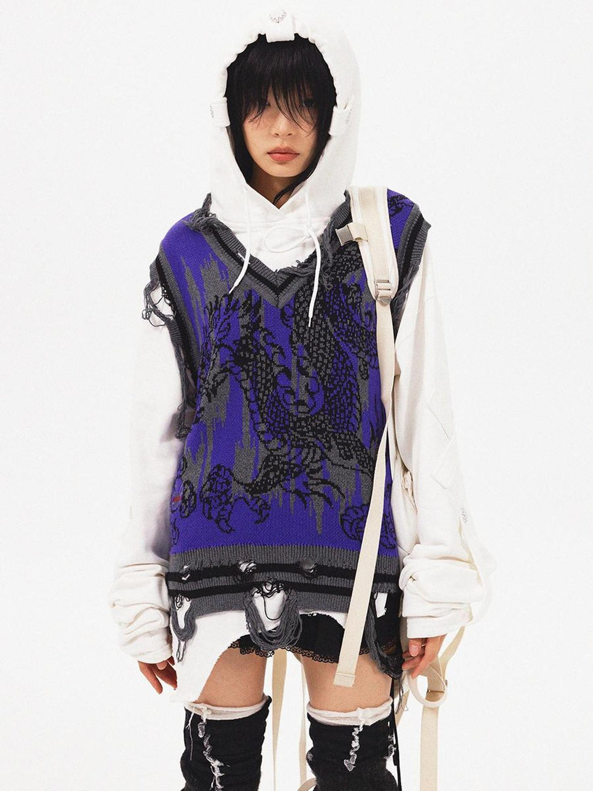 CFIERCE Gradient Dragon Knit Women&