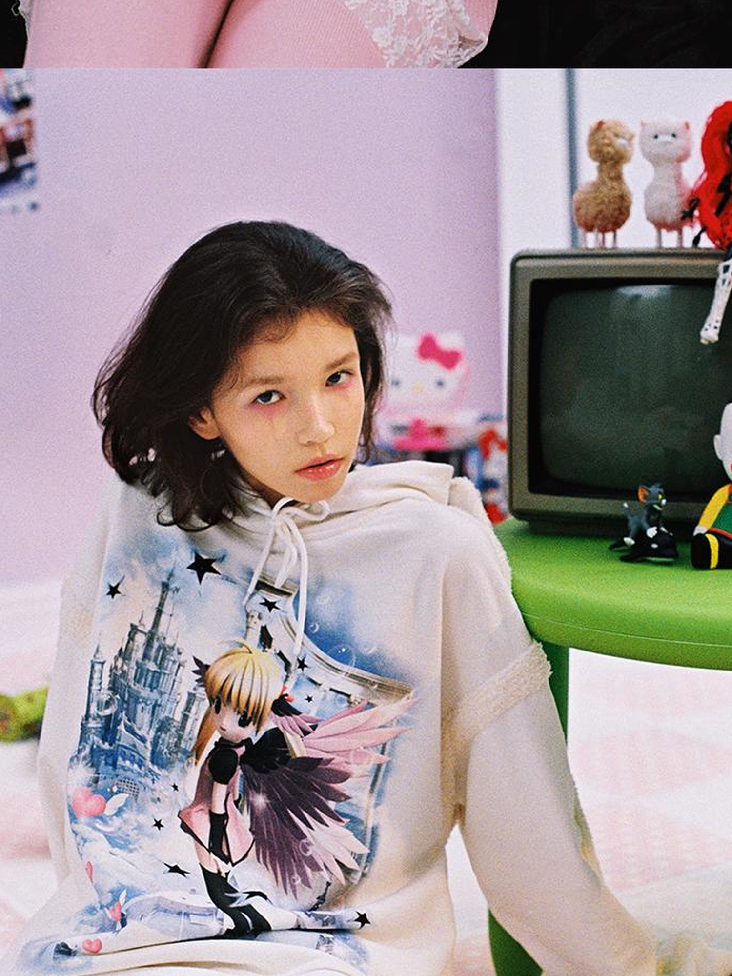 CFIERCE Heaven Angel Wings Printed Hoodie
