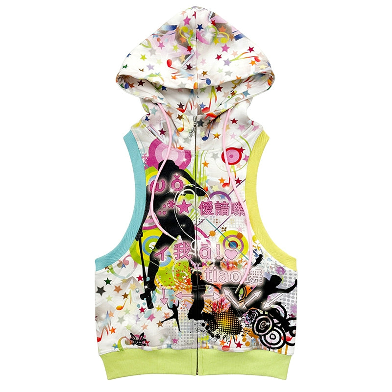 CFIERCE_Hooded_Vest_With_Musical_Note_Print_MISSTT
