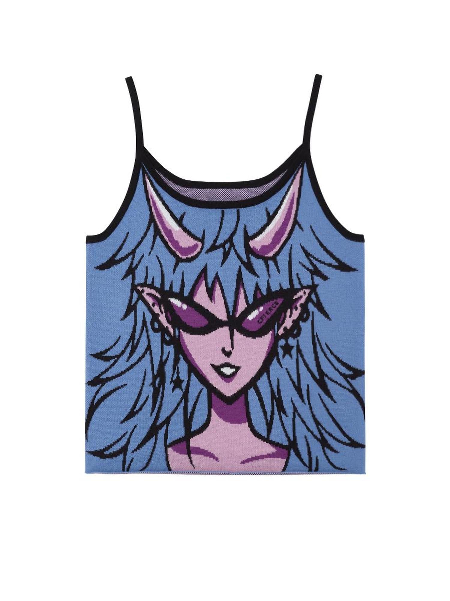 CFIERCE Knitted Vest With Witchcraft Allure