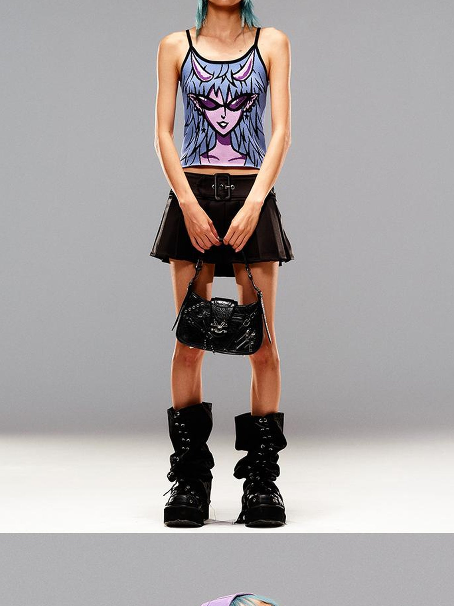 CFIERCE Knitted Vest With Witchcraft Allure