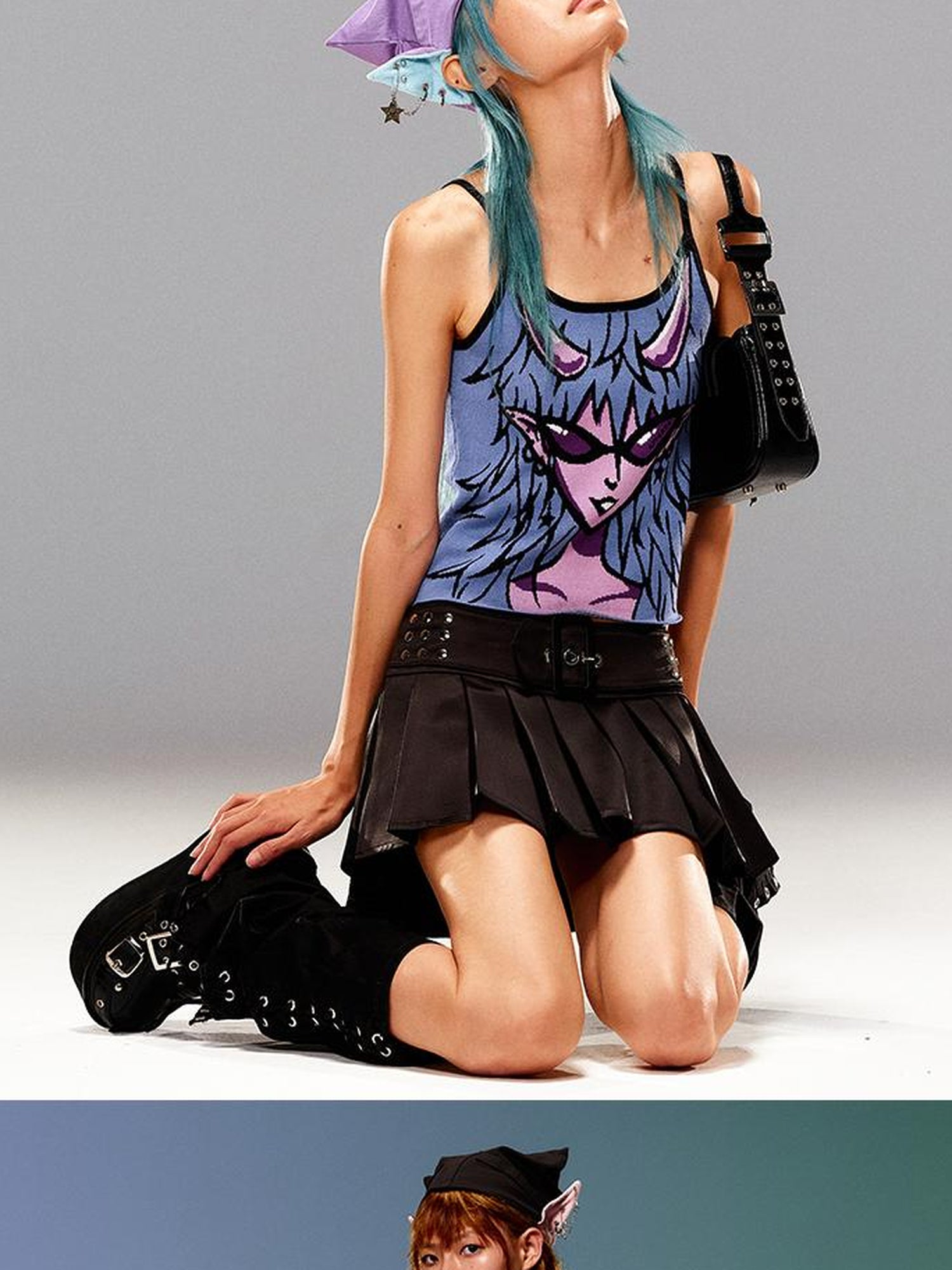 CFIERCE Knitted Vest With Witchcraft Allure
