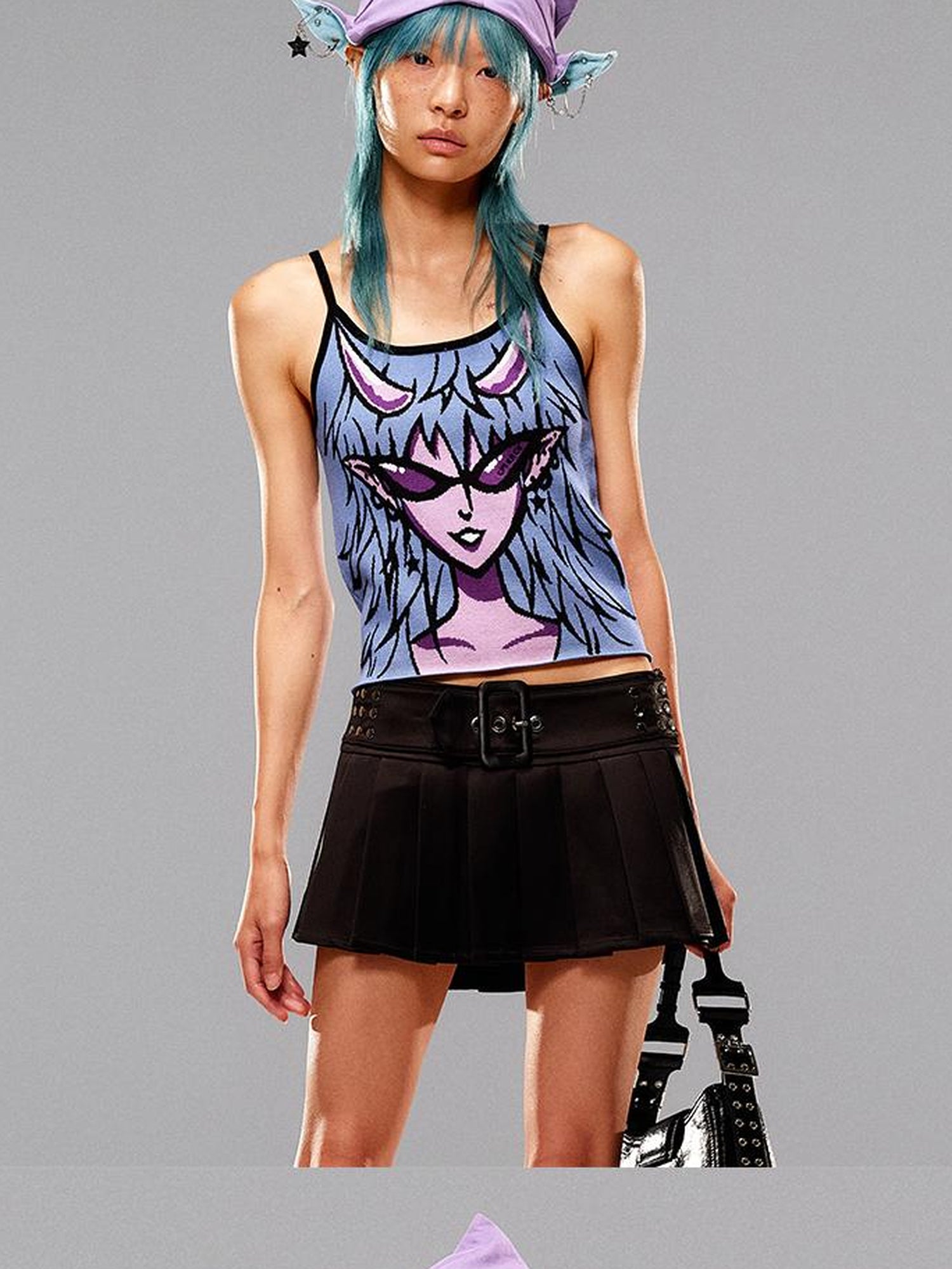 CFIERCE Knitted Vest With Witchcraft Allure