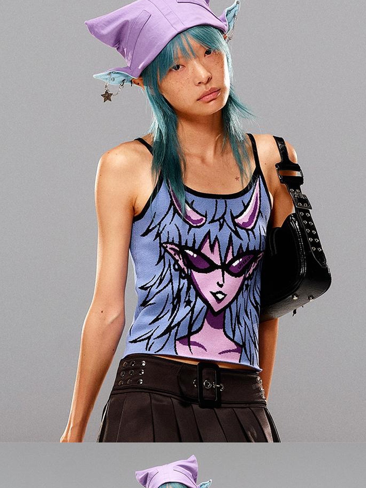 CFIERCE Knitted Vest With Witchcraft Allure