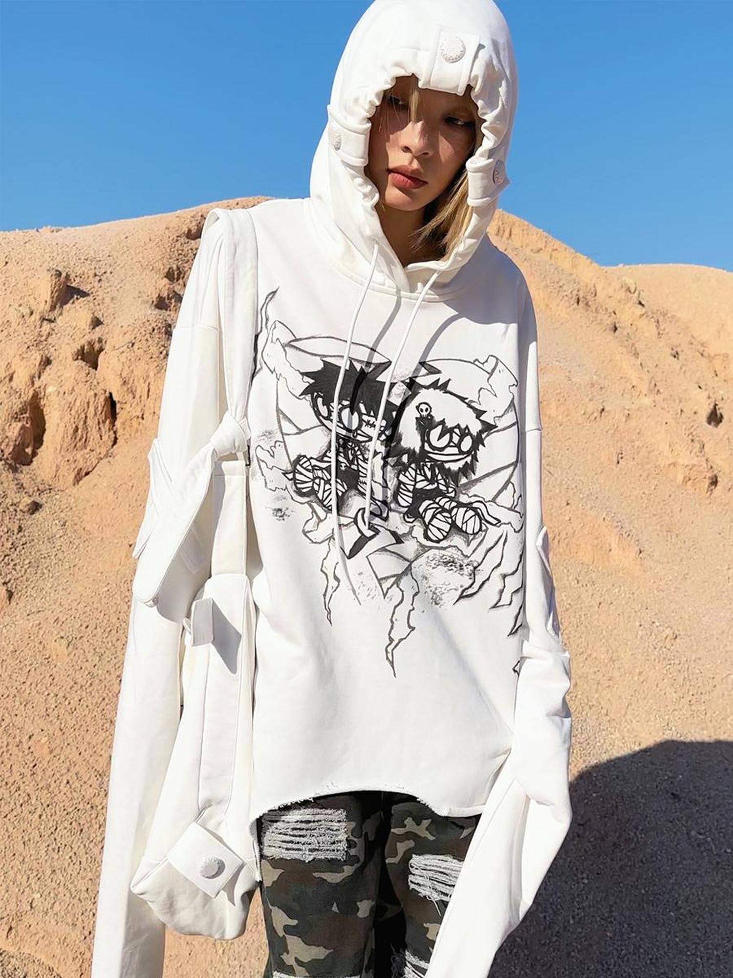 CFIERCE Mummy Couple Print Sweatshirt