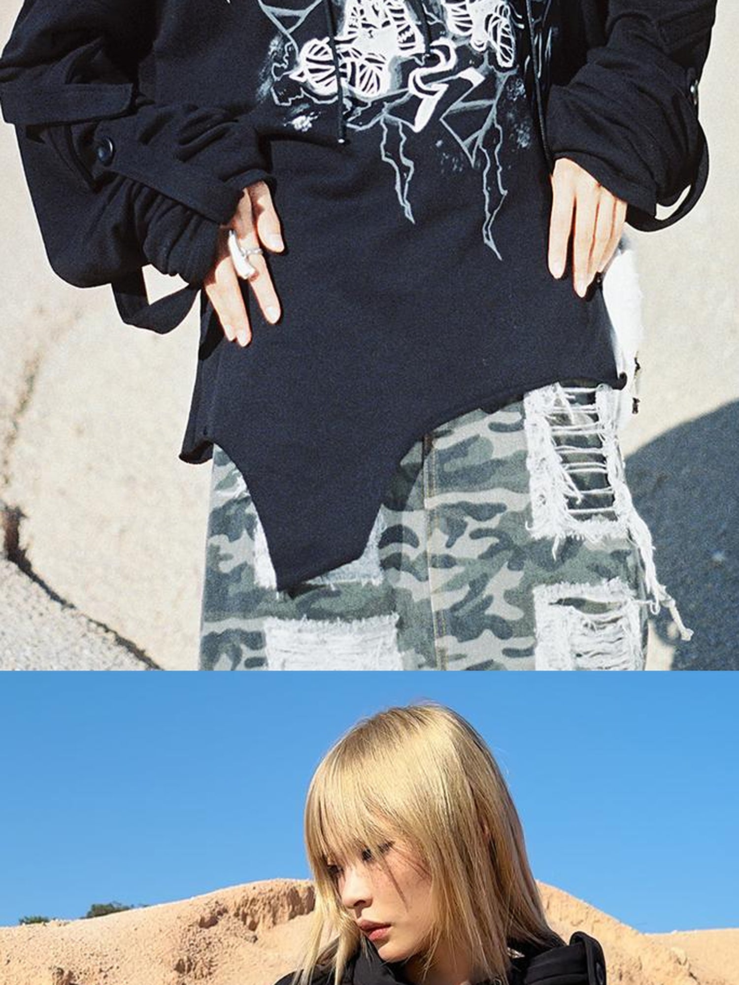 CFIERCE Mummy Couple Print Sweatshirt