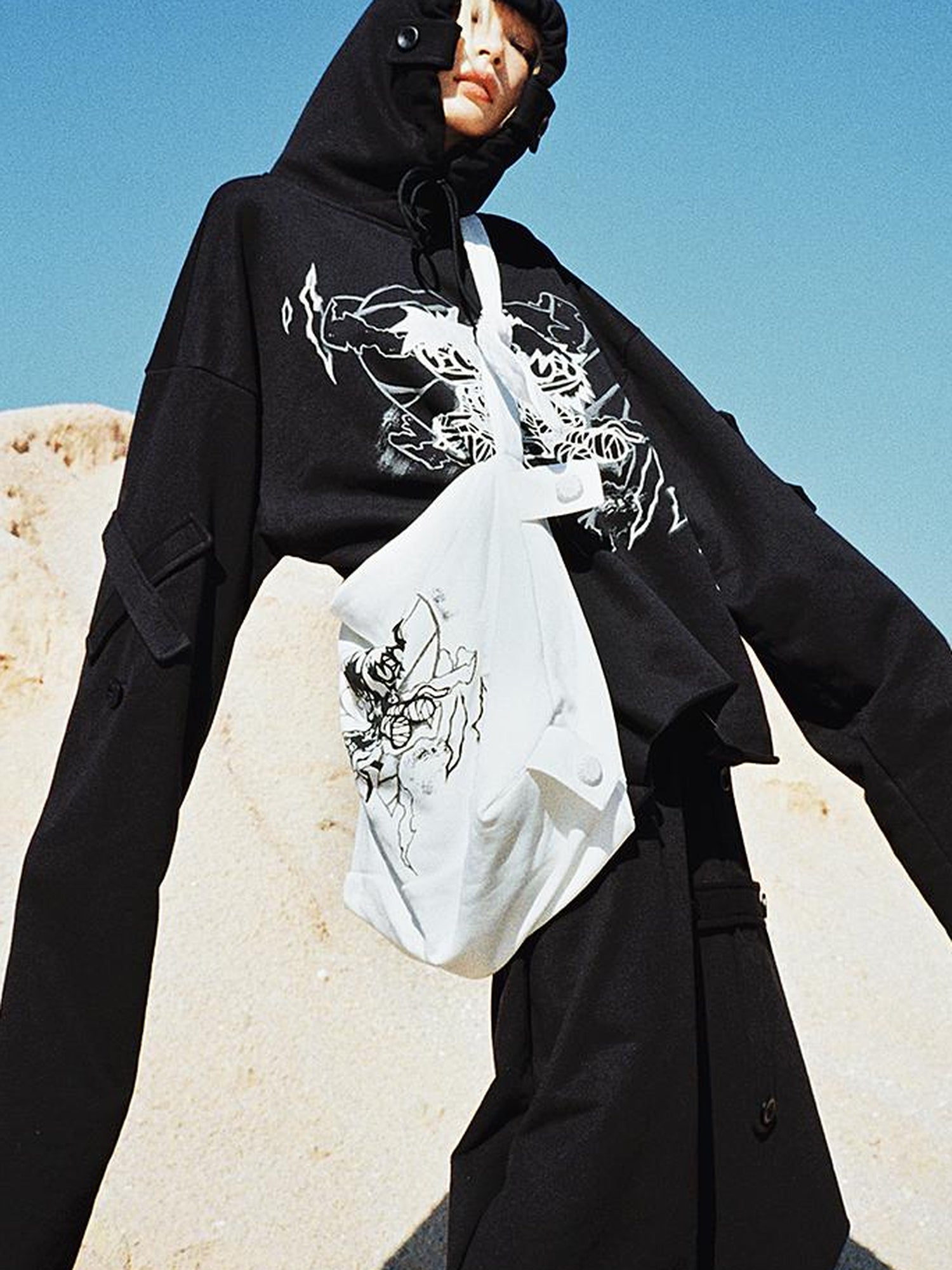 CFIERCE Mummy Couple Print Sweatshirt